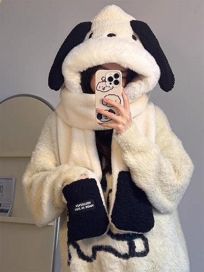 Dog Hooded Ear Scarf