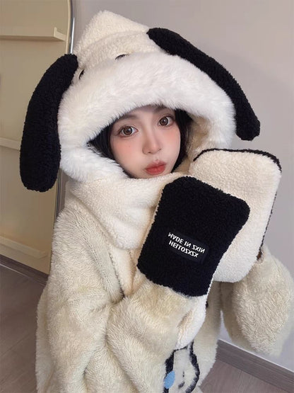 Dog Hooded Ear Scarf