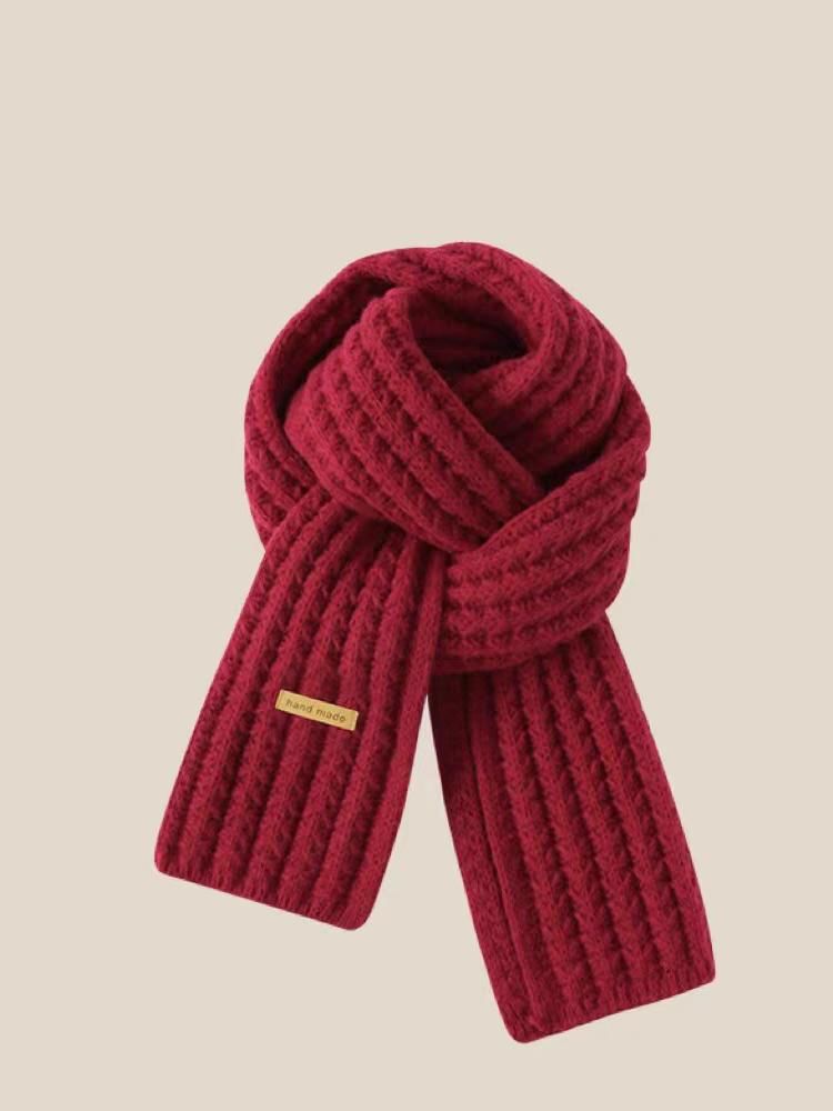Plain Scarf Knit Cable