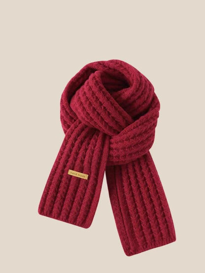 Plain Scarf Knit Cable