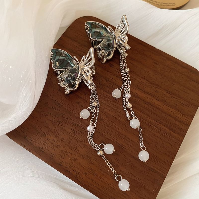 Hair / Clip Butterfly Beaded Set