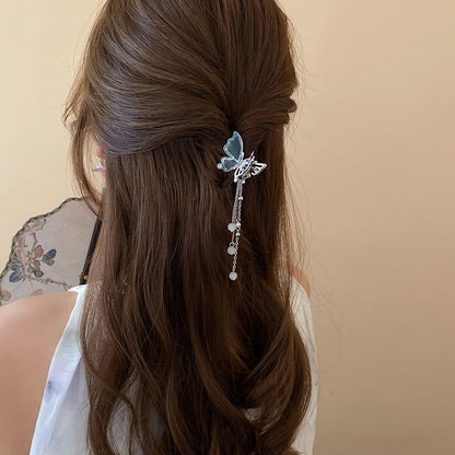 Hair / Clip Butterfly Beaded Set