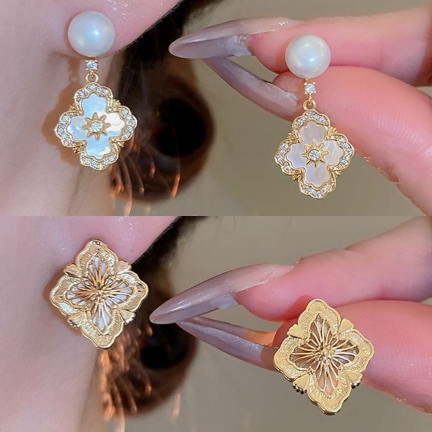 Drop Flower Earring