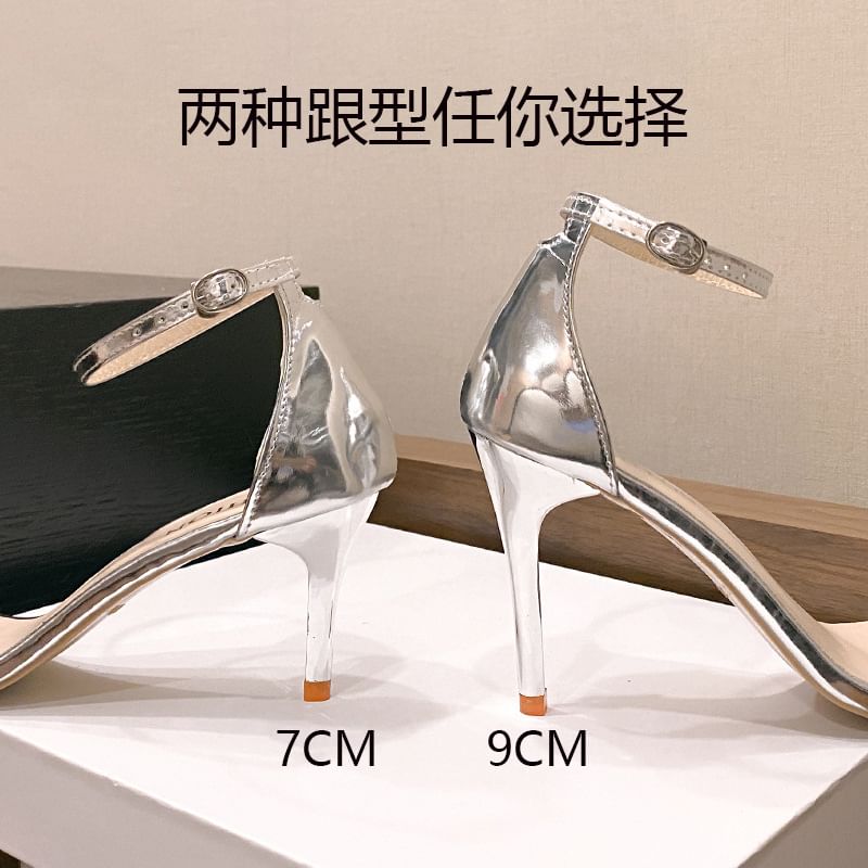 High Sandals Heel Rhinestone
