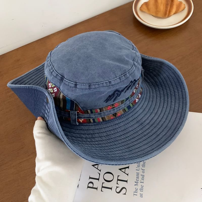 Patterned Panel Boonie Hat