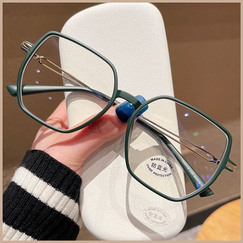 Square Plain Eyeglasses