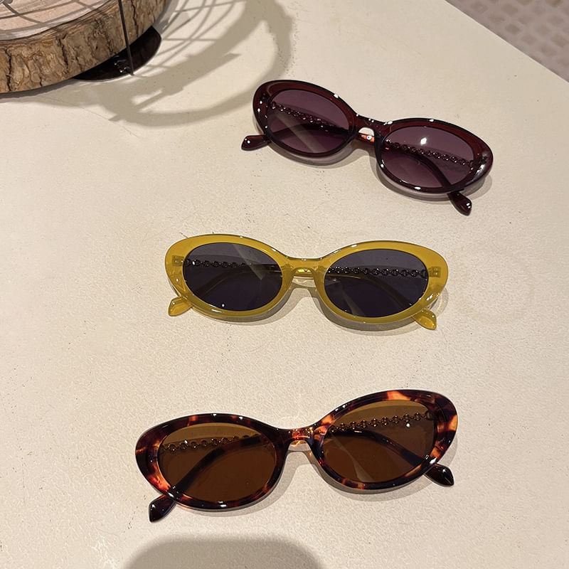 Oval Sunglasses Plastic