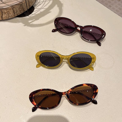 Oval Sunglasses Plastic