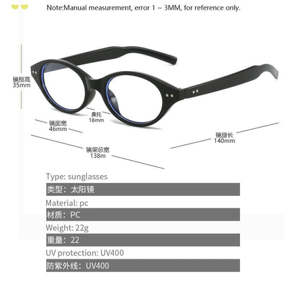 Eyeglasses Plastic Oval