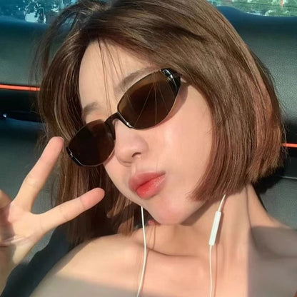 Flat Shield Lens Sunglasses