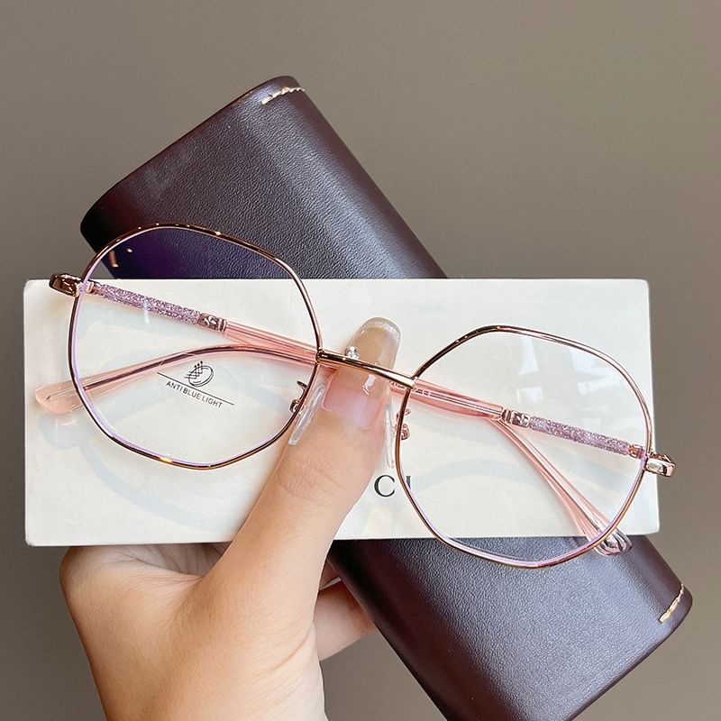 Round Eyeglasses Metal