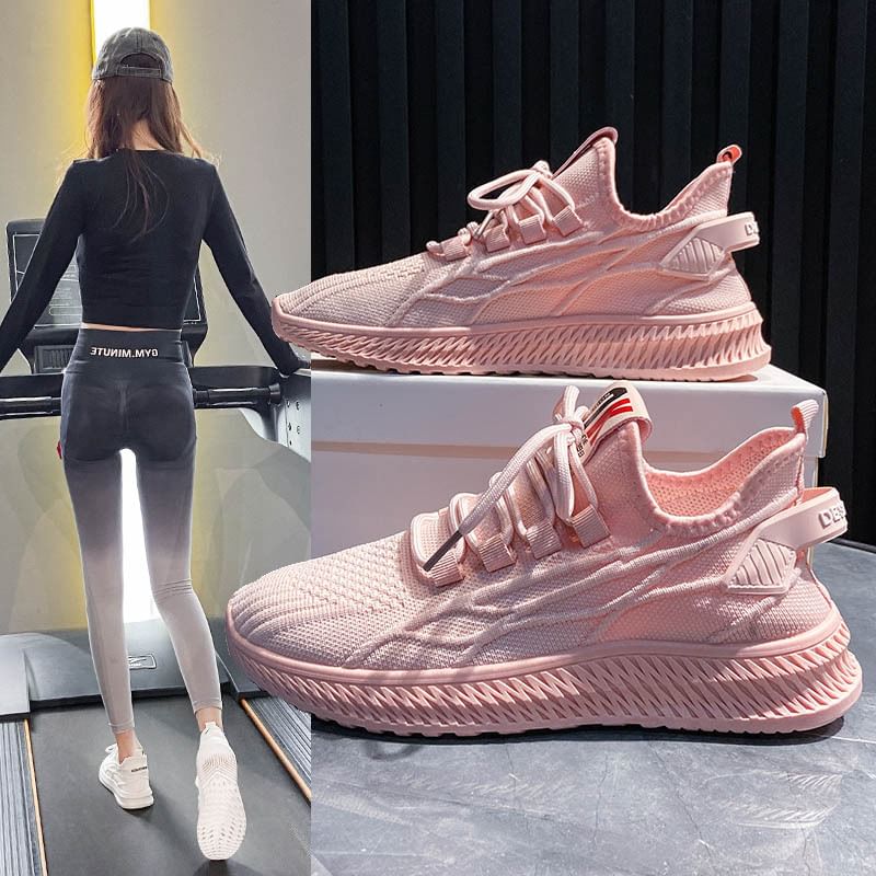 Knit Sneakers Platform