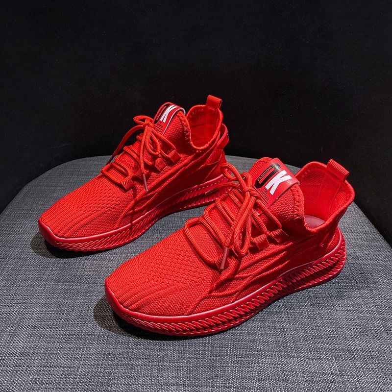 Knit Sneakers Platform