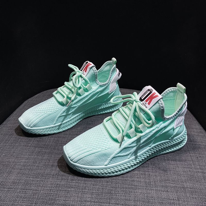 Knit Sneakers Platform