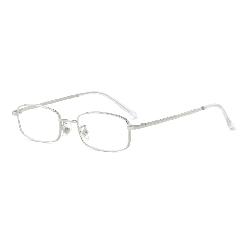 Metal Light Eyeglasses Blue Frame Blocking