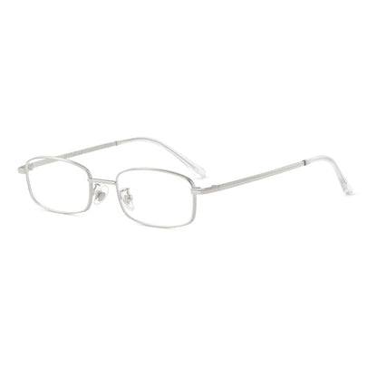 Metal Light Eyeglasses Blue Frame Blocking