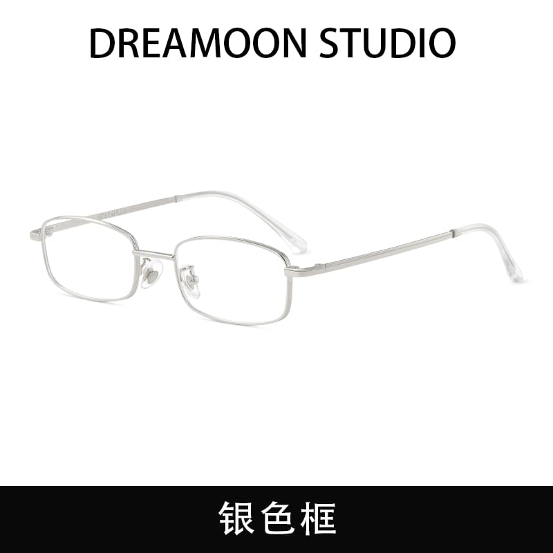 Metal Light Eyeglasses Blue Frame Blocking