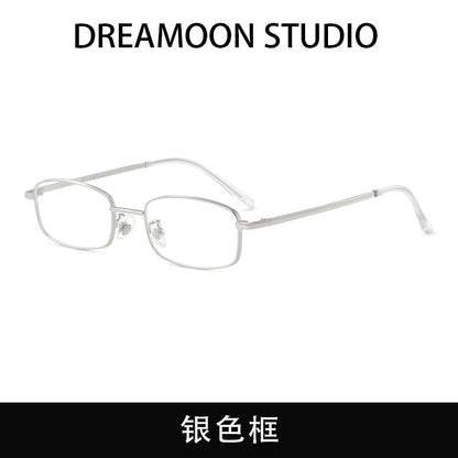 Metal Light Eyeglasses Blue Frame Blocking