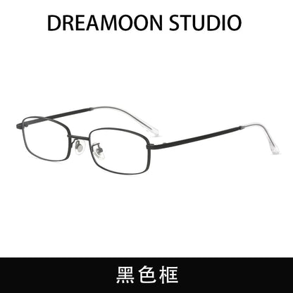 Metal Light Eyeglasses Blue Frame Blocking