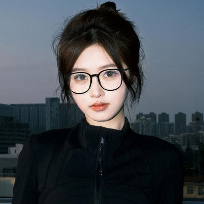 Blocking Light Round Eyeglasses Blue