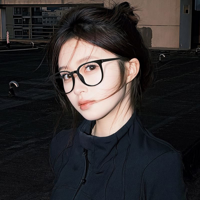 Blocking Light Round Eyeglasses Blue