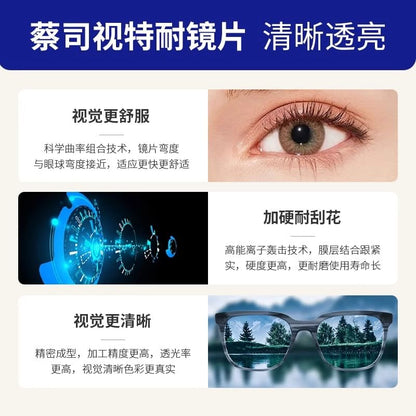 Light Frame Blue Metal Round Eyeglasses Blocking