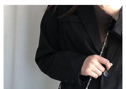 Faux Crystal Lanyard with Heart Ring Stand Phone Case