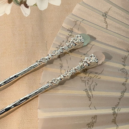 Gemstone Irregular Faux Stick Alloy Hair