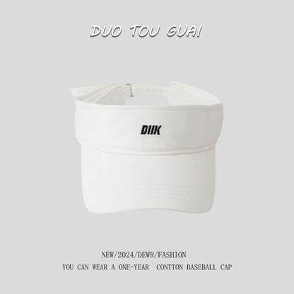 Sun Embroidered Visor Letter