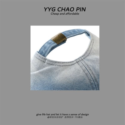 Tie Cap Denim Baseball Dye