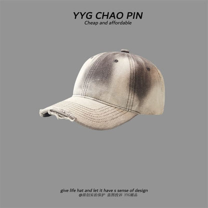 Tie Cap Denim Baseball Dye