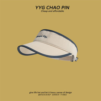 Letter Sun Embroidered Visor