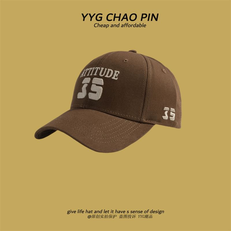 Letter Cap Baseball Embroidered