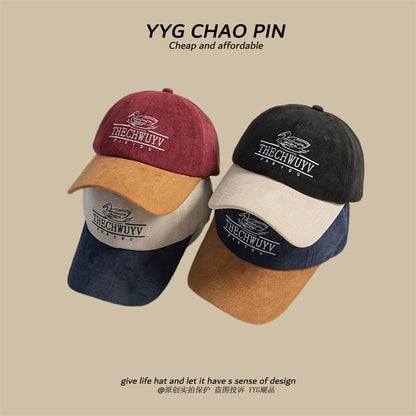 Cap Baseball Letter Embroidered