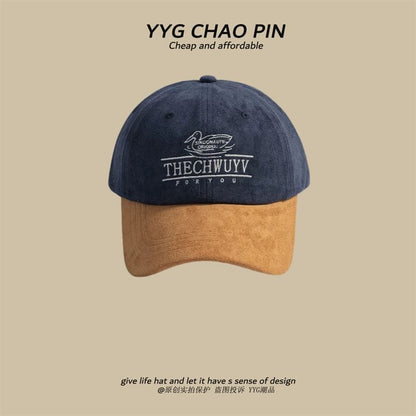 Cap Baseball Letter Embroidered