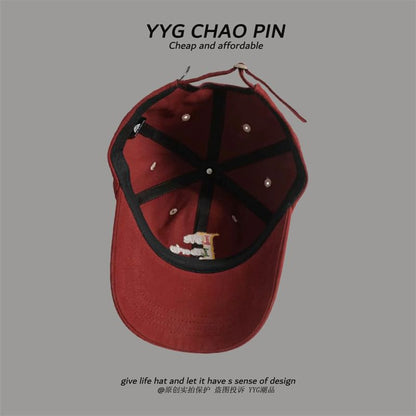 Cap Letter Embroidered Baseball