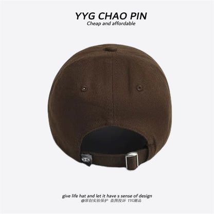 Embroidered Letter Cap Baseball