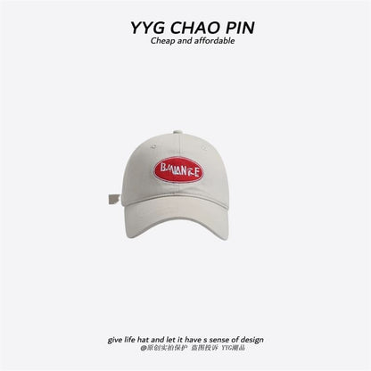Embroidered Letter Cap Baseball