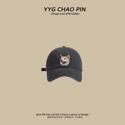 Baseball Embroidered Dog Cap