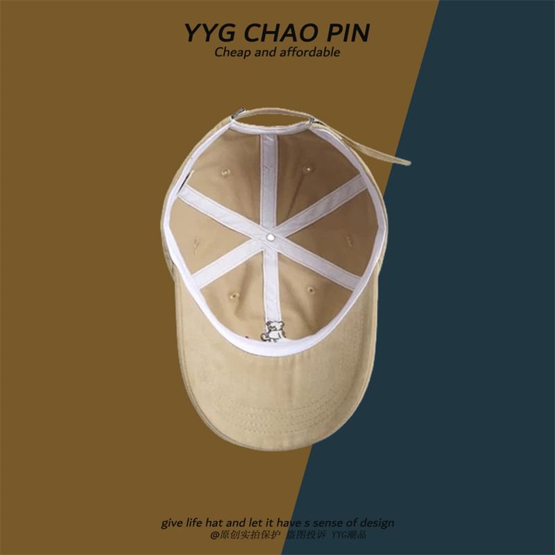 Cap Embroidered Bear Baseball