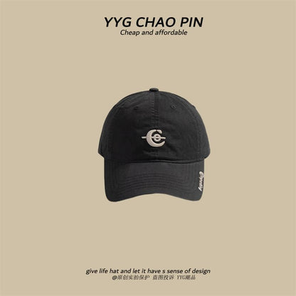 Embroidered Letter Baseball Cap