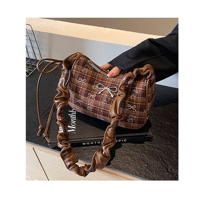 Plaid Crossbody Bag