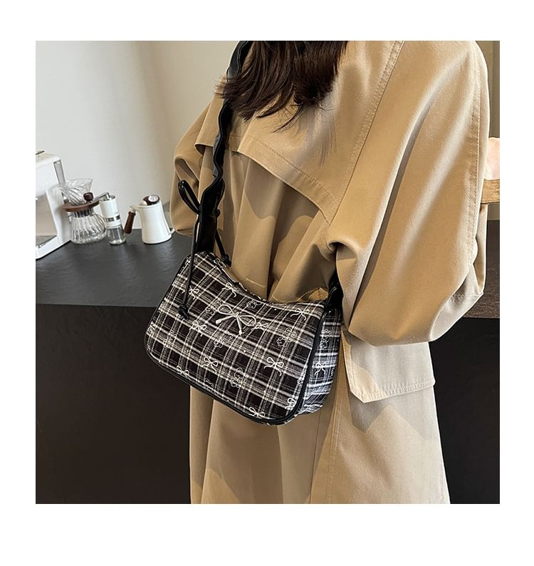 Plaid Crossbody Bag