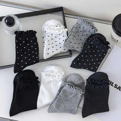 Chaussettes à bordure en laitue