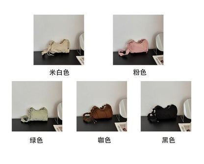 Strap Bag Crossbody Plain Ruched