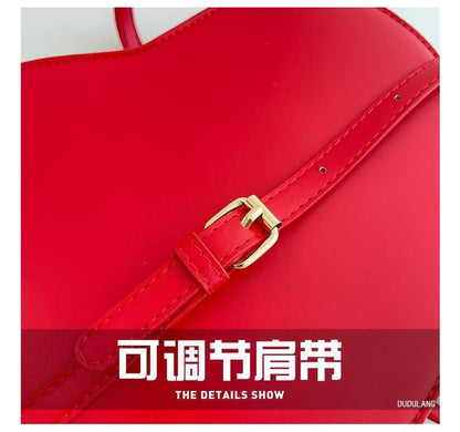 Bag Crossbody Faux Leather Strawberry