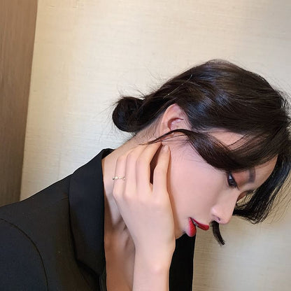 Gemstone Alloy Open Ring (Various Designs) Rhinestone Faux