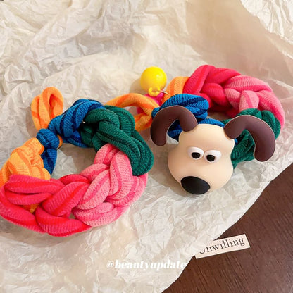 Elastic Braided Scrunchie
