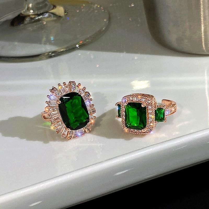 Alloy Designs) Open Rhinestone Ring (Various