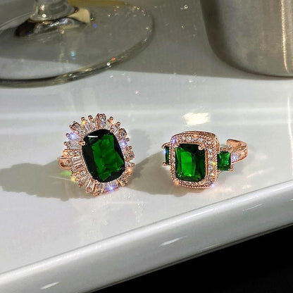 Alloy Designs) Open Rhinestone Ring (Various